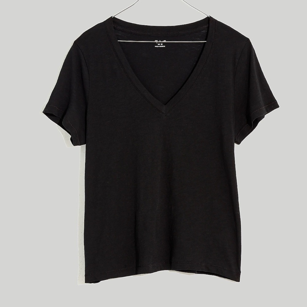 NWT Madewell Cotton V-Neck Tee
